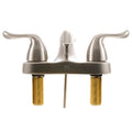 MSI - Lavatory Faucet - 2 Handle Bathroom Faucet - 405 Brushed Nickel
