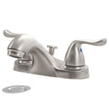 MSI - Lavatory Faucet - 2 Handle Bathroom Faucet - 405 Brushed Nickel