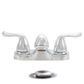 MSI - Lavatory Faucet - 2 Handle Bathroom Faucet - 405 Chrome