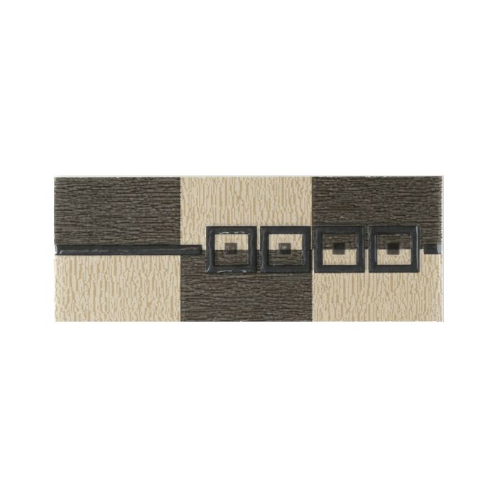 OLYMPIA TILE + STONE - Splendour Series - Glazed Wall Tile - Taupe/Brown - Listello