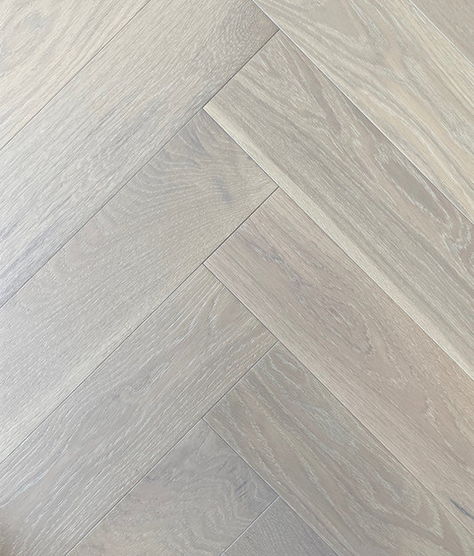 Vidar - West Coast - Herringbone Collection - Driftwood - ABC Grade