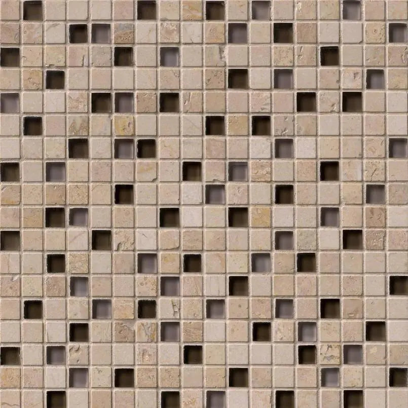 MSI - Café Noce Glass Stone Blend Tile - 8MM
