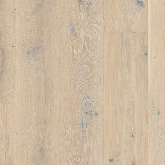 BOEN - LIVE PURE - CHALETINO WIDE PLANK COLLECTION  - CASTLE PLANK - 12" - OAK PALE WHITE