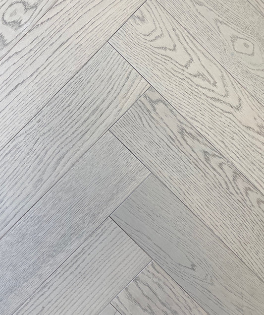 Vidar - West Coast - Herringbone Collection - Sky - ABC Grade