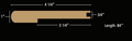 Wickham - Domestic Collection - Maple - Stair Nose