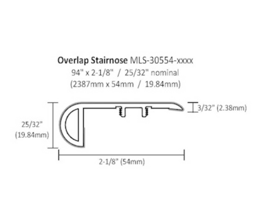 Topspin Overlap Stairnose
