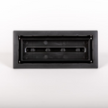Fittes - Framed Floor Vent Lite Matte Black 3" x 10"