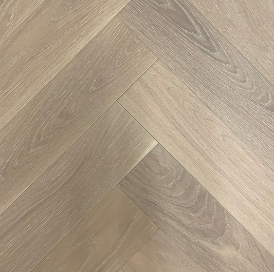 Vidar - West Coast - Herringbone Collection - Driftwood - ABC Grade