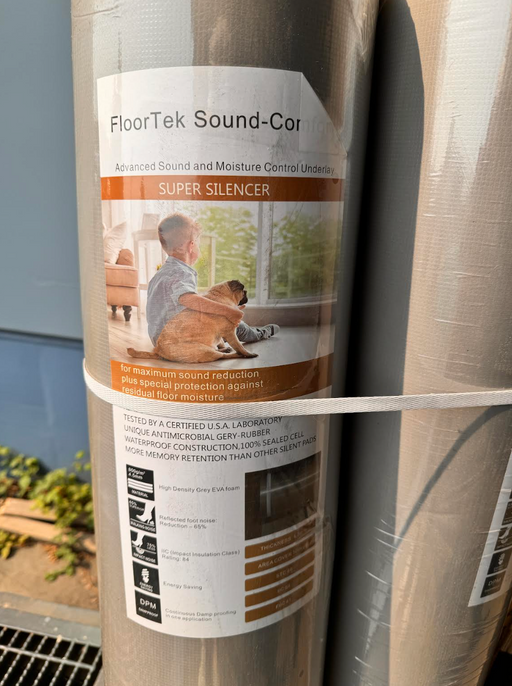 FloorTek - Super Silencer - Acoustical Underlay