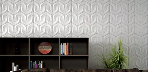 OLYMPIA TILE + STONE - Arc Series - Glazed Wall Tile - 5" x 12" - Polar White - Gloss