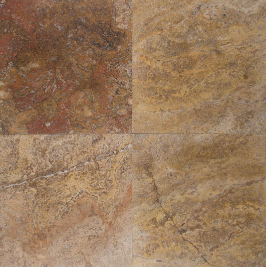 MSI - Travertine Tile - Tuscany Scabas - Honed/Filled Finish - 18" x 18"