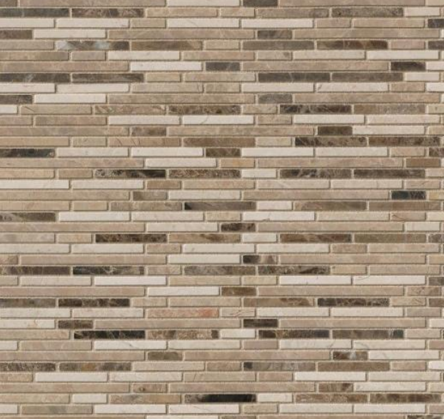 MSI - Emperador Blend Bamboo Mosaic - Tile - PATTERN