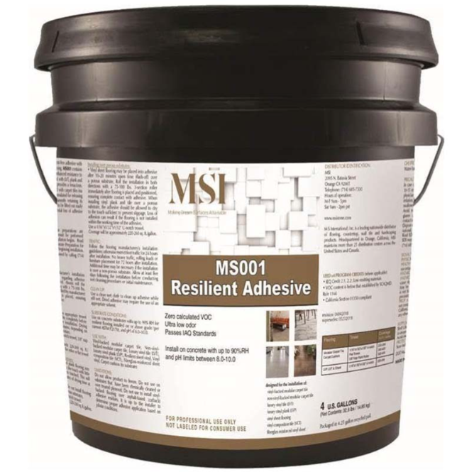 MSI - Universal Pressure Sensitive Adhesive - 4 Gallon