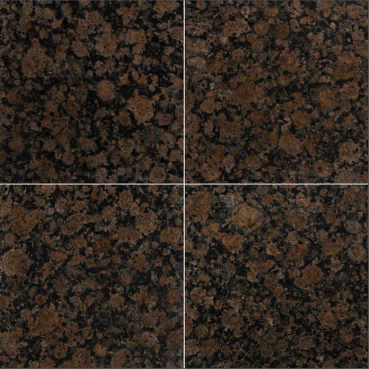 MSI - Granite Tile - Baltic Brown - Polished Finish - 12" x 12"