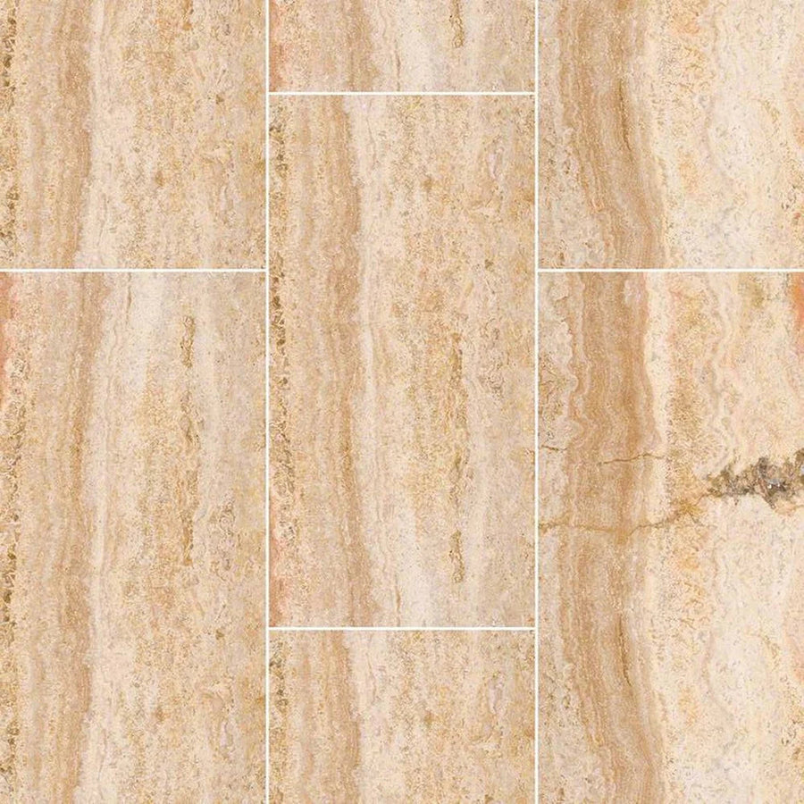 MSI - Travertine Tile - Tuscany Scabas Vein Cut - 12" x 24"
