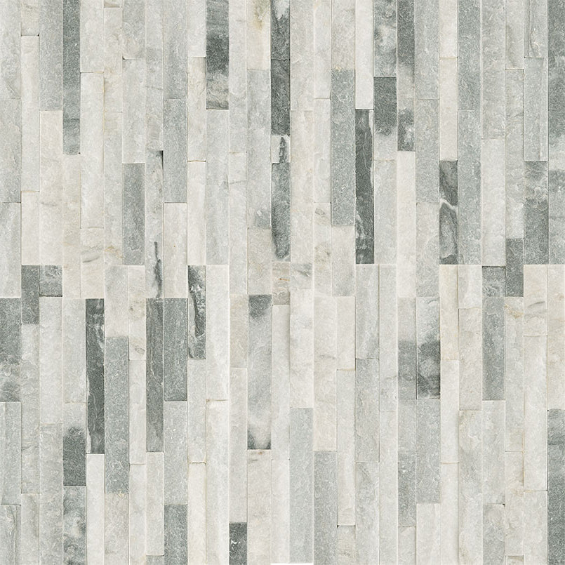 MSI - RockMount™ Stacked Stone M Series Panels -   Alaska Gray Mini - 4.5" x 16"