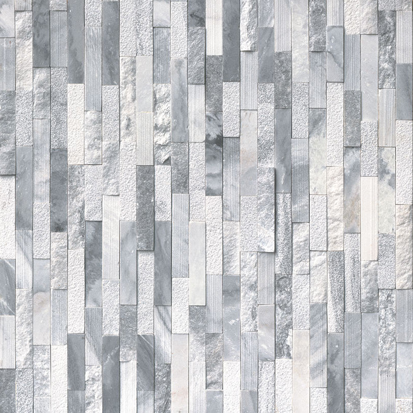 MSI - RockMount™ Stacked Stone Panels - Alaska Gray Multi Finish - 6" x 24"
