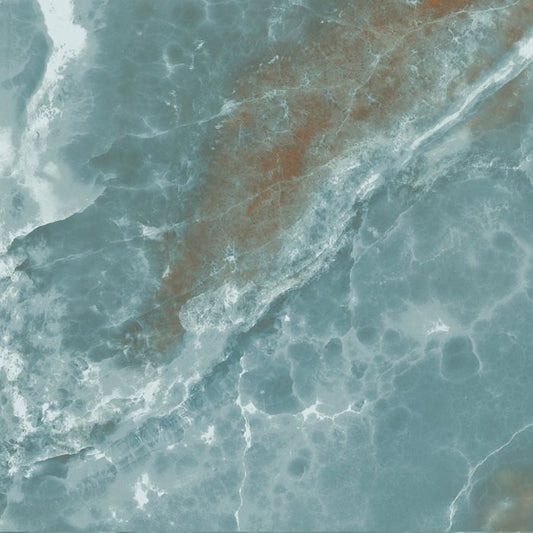 OLYMPIA TILE + STONE - Onyx Series - Porcelain Tile - Aqua - 24" x 48"