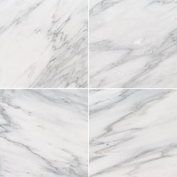MSI - Marble Tile - Arabescato Carrara - Polished Finish - 12" x 12"