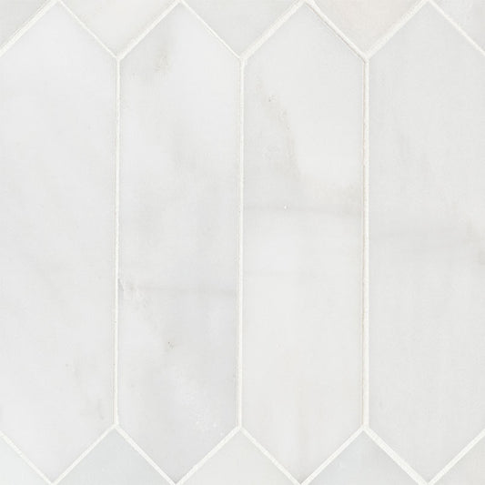MSI - Carrara White 3X12 Picket Honed - Tile - 3" x 12"