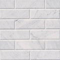 MSI - Marble Tile - Arabescato Carrara - Honed and Big Beveled Finish - 4" x 12"