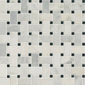 MSI - Arabescato Carrara Tile - Basketweave Mosaic