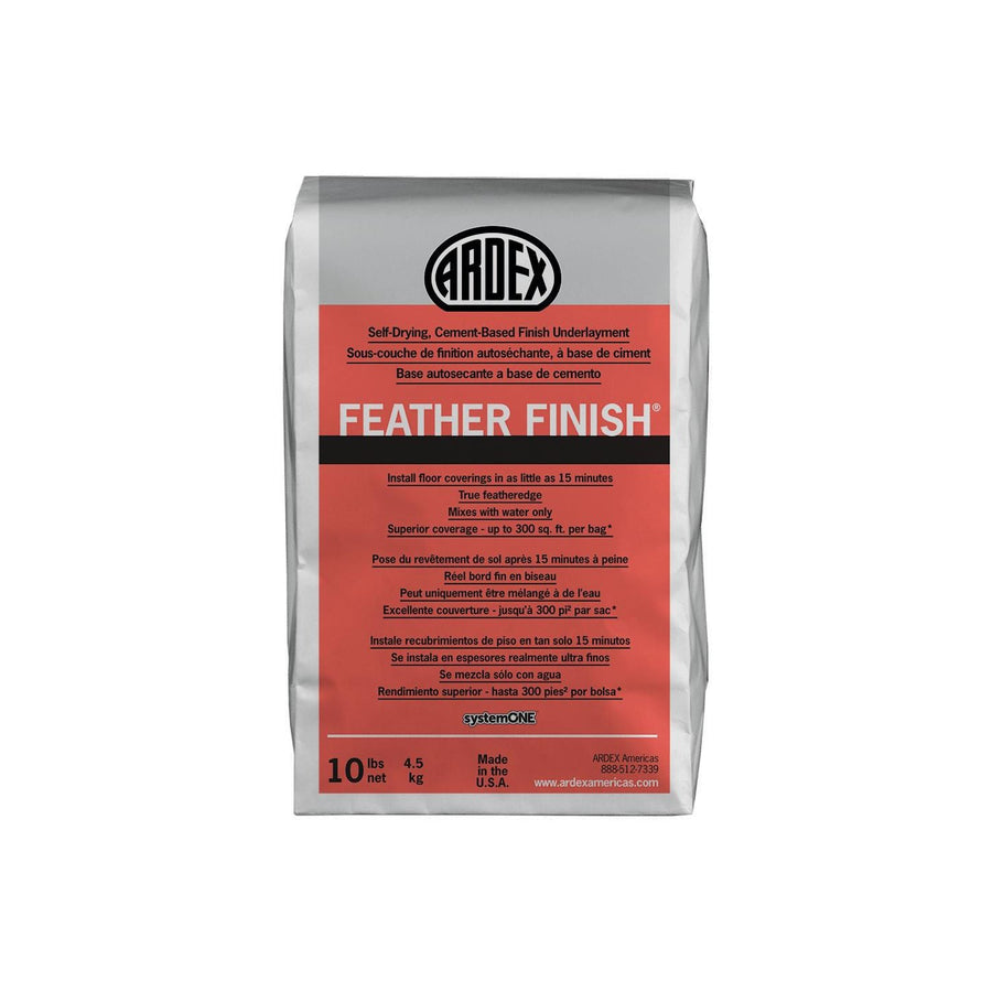 Ardex - Feather Finish Cement-Based Finishing Underlayment, White - 10 lb (4.5 kg) Bag