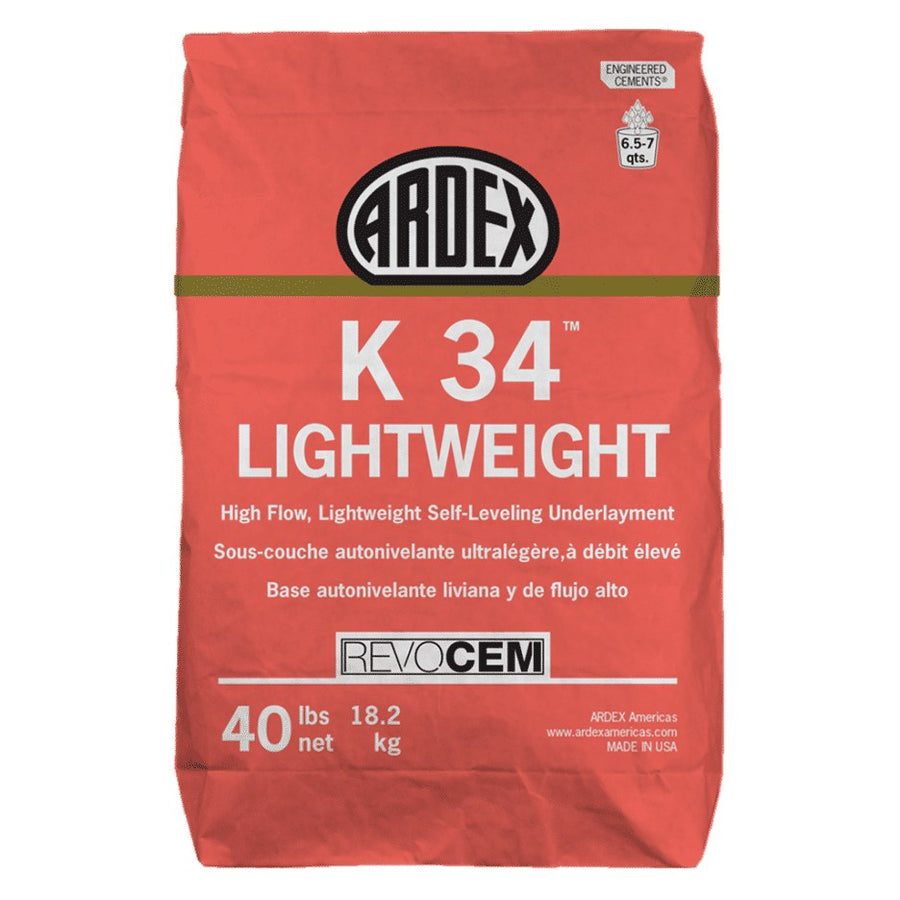 Ardex - K 34 Lightweight High-Flow Self-Leveling Underlayment - 18.2 kg Bag