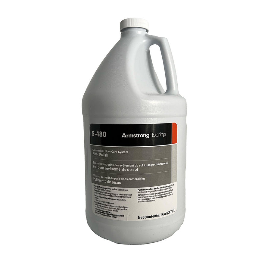 Armstrong S-480 Commercial Floor Polish – 5 Gallon Pail (18.9 L)