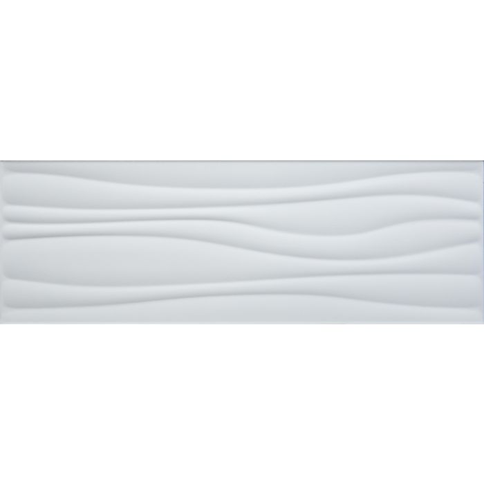 OLYMPIA TILE + STONE - New Series - Glazed Wall Tile - Laguna Arctic White - 8" x 24"