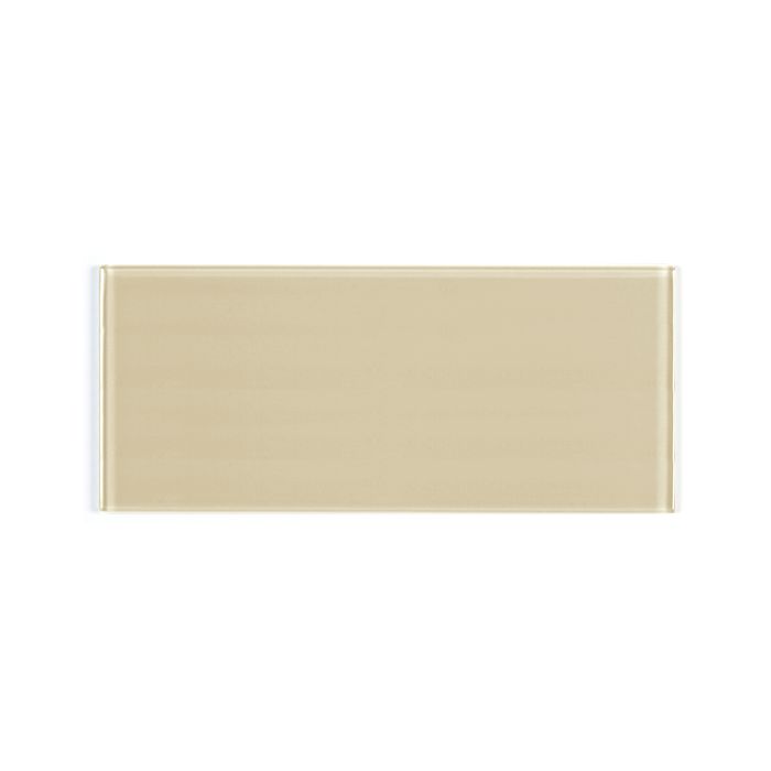OLYMPIA TILE + STONE - 3D - Glass Tile - D Beige Wet - 3" x 6"