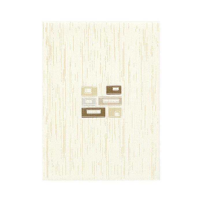 OLYMPIA TILE + STONE - Bamboo Series - Glazed Wall Tile - Beige Geometric - 6" x 8"