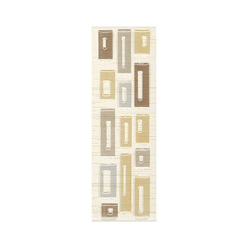 OLYMPIA TILE + STONE - Bamboo Series - Glazed Wall Tile - Beige Geometric - Listello