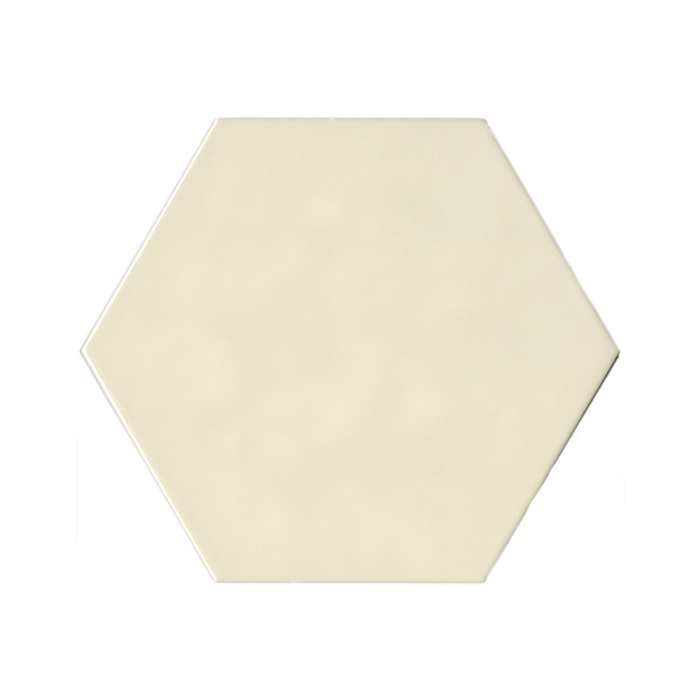 OLYMPIA TILE + STONE - Oxford Series - Glazed Wall Tile - Bone Hexagon - Hexagon