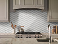 MSI - Bianco Dolomite Collection - Chevron - Polished Finish