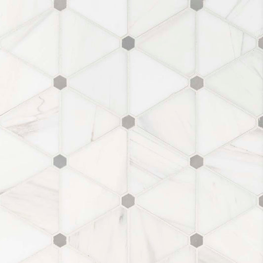 MSI - Bianco Dolomite Collection - Pinwheel - Polished Finish