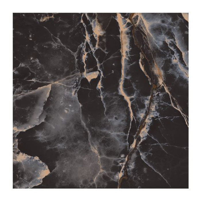 OLYMPIA TILE + STONE - Onyx Series - Porcelain Tile - Black - 24" x 48"