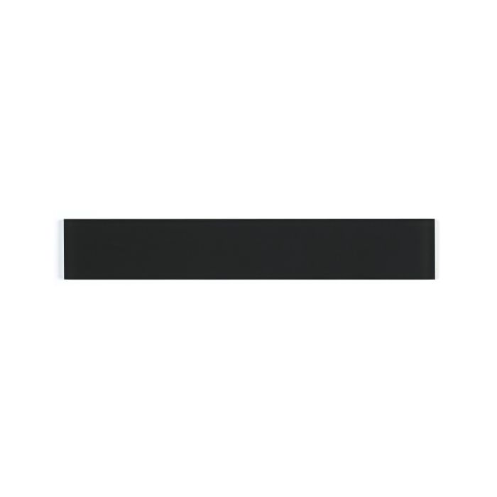 OLYMPIA TILE + STONE - 3D - Glass Tile - D Black Wet - 2" x 12"