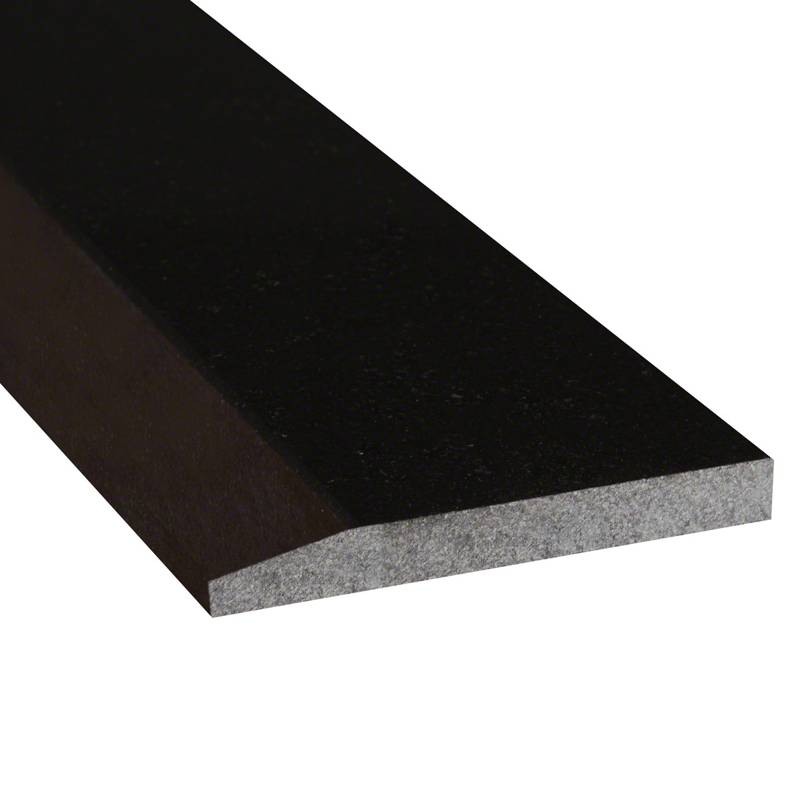 MSI - Polished Single Hollywood Threshold - Black Granite - 4" x 36" x  0.75"