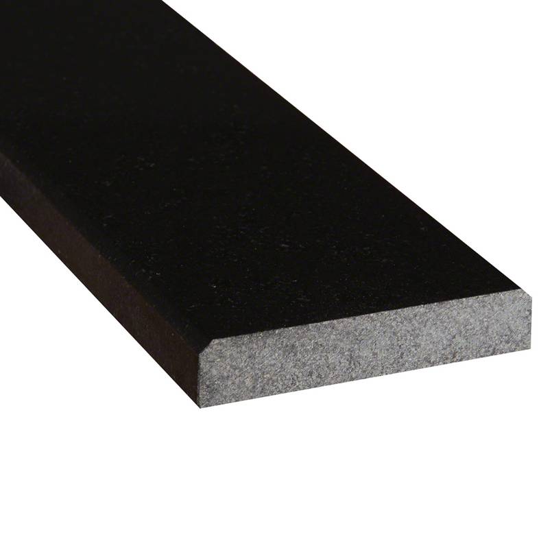 MSI - Polished Double Bevel Threshold - Black Granite - 6" x 36" x 0.75"