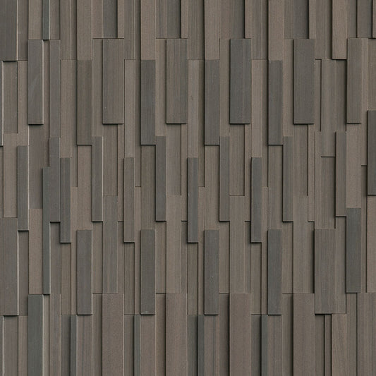 MSI - Brown Wave 3D Honed Panel - Tile - 6" x 24"