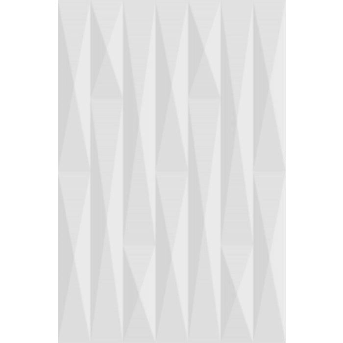 OLYMPIA TILE + STONE - Facet Series - Glazed Wall Tile - White - 8" x 12"