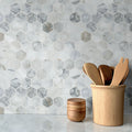MSI - Calacatta Cressa Tile - Hexagon Mosaic Tile - 2"