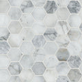 MSI - Calacatta Cressa Tile - Hexagon Mosaic Tile - 2"