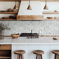 MSI - Calacatta Cressa Tile - Honed Herringbone Tile