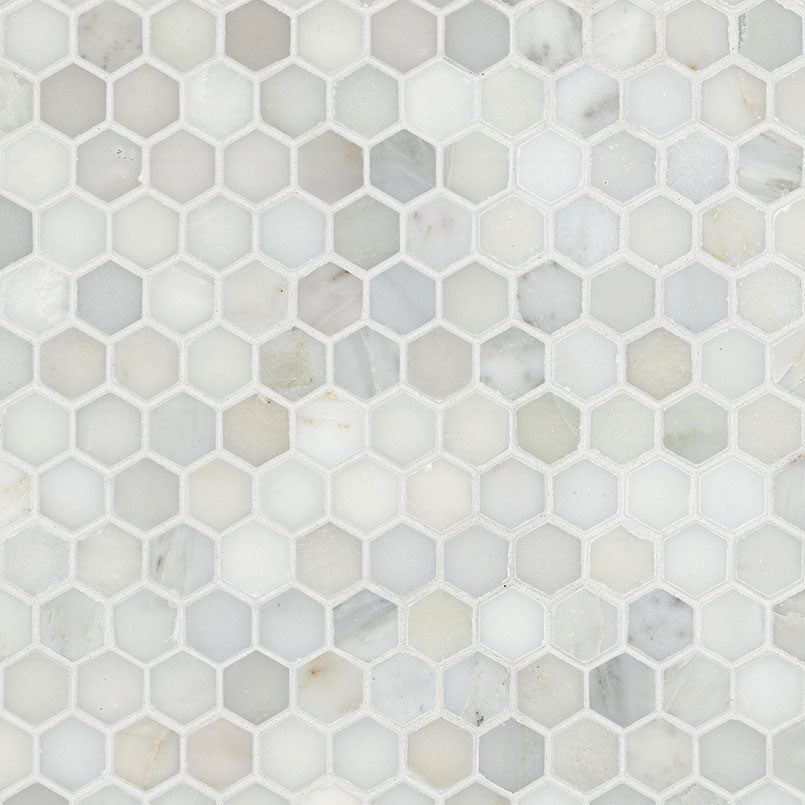 MSI - Calacatta Gold 1” Hexagon Mosaic Tile - 1"
