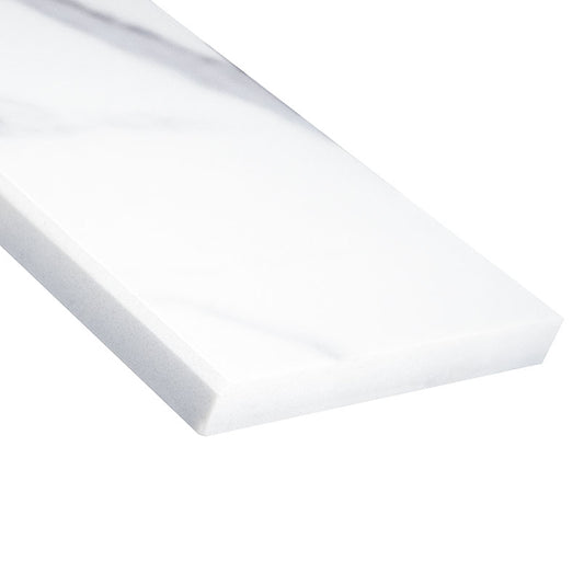 MSI - Polished Single Bevel Threshold - Calacatta Nowy - 6" x 73" x  0.75"