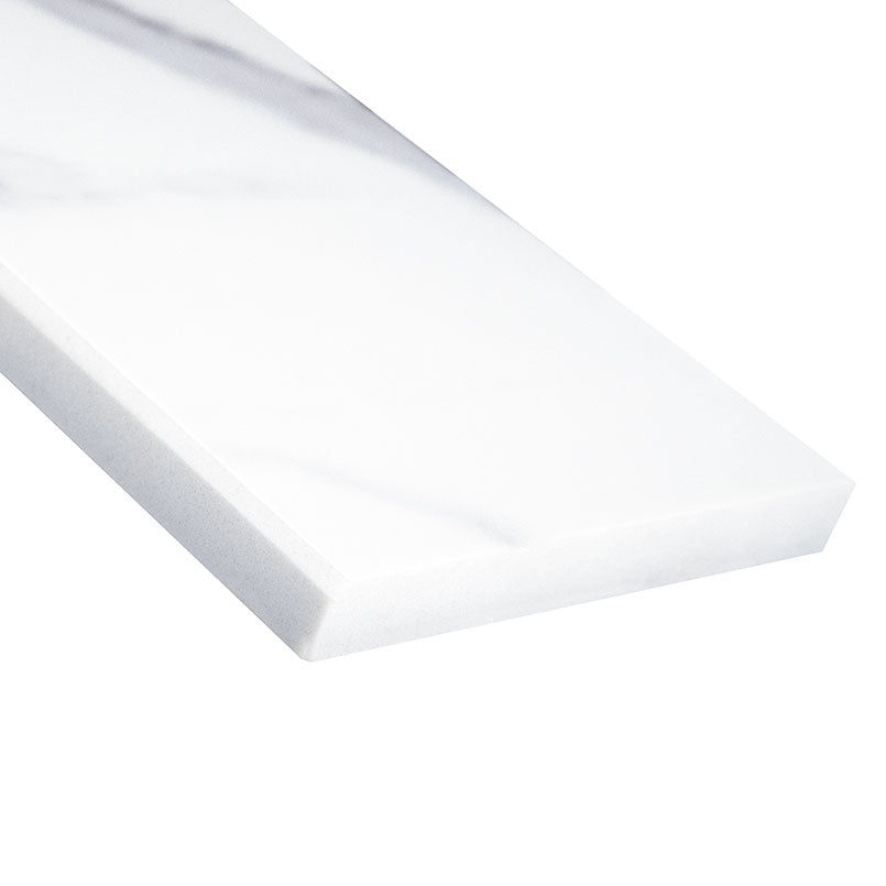 MSI - Polished Single Bevel Threshold - Calacatta Nowy - 6" x 73" x  0.75"
