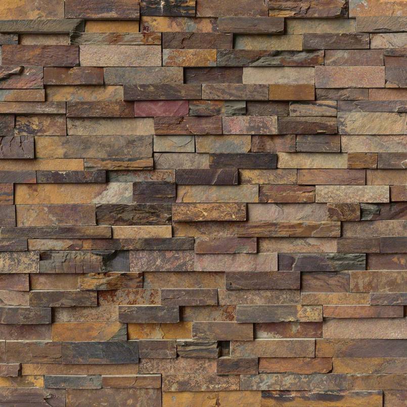 MSI - RockMount™ Stacked Stone Panels - California Gold - 6" x 24"