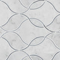 MSI - Carrara White Ellipsis Polished - Tile - PATTERN